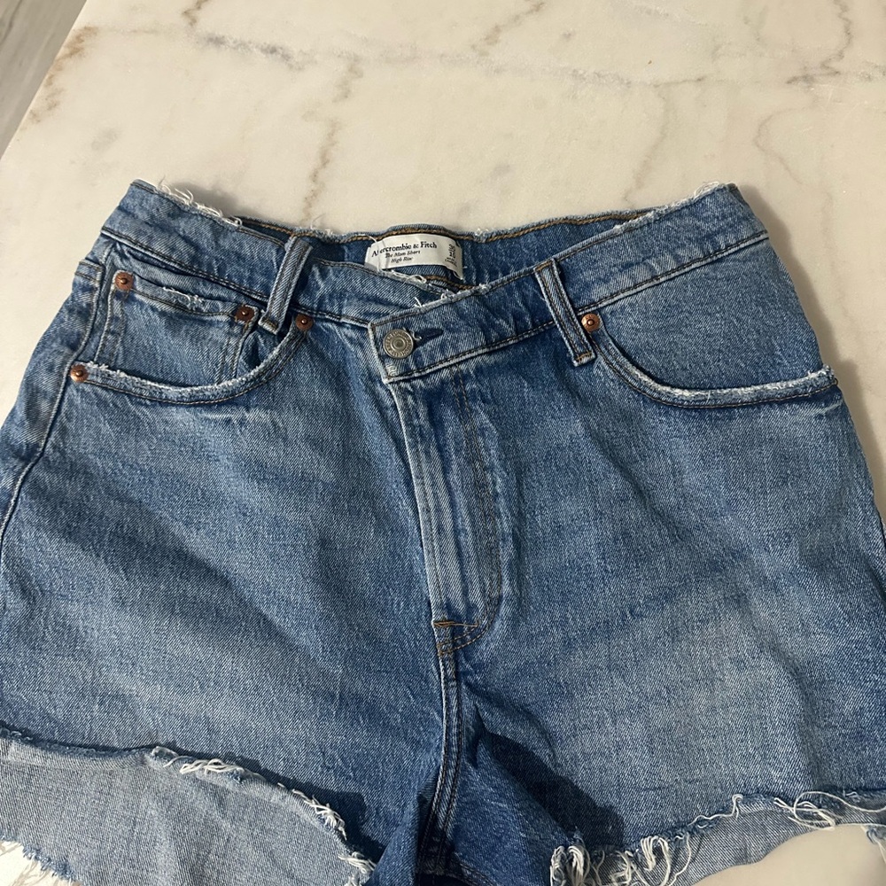 Women's Blue Denim Shorts